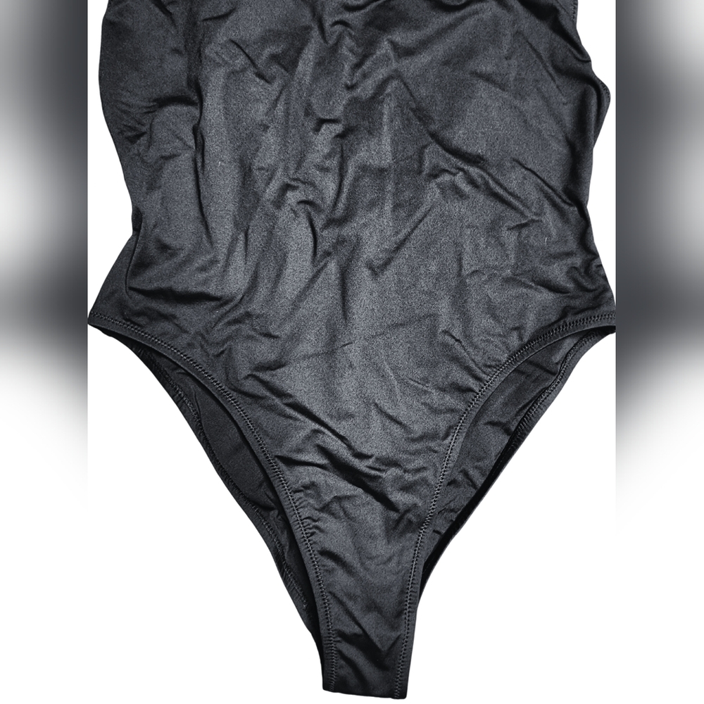 Skims Scoop Neck One Piece Swimsuit, Large NWT Black (Onyx) - Picture 2 of 6